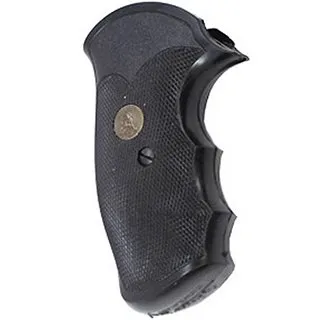 Pachmayr 03250 Gripper Grip Checkered Black Rubber for S&W J Frame - Pachmayr
