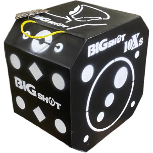 BIGshot Titan 10XS Broadhead Target, 10 Sides, 450 FPS, 150 Aiming Points - BIGshot