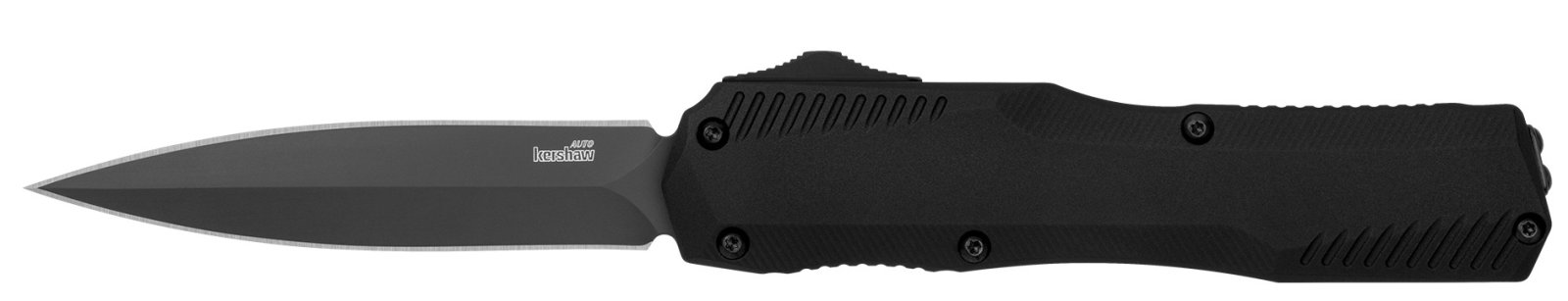 Kershaw Livewire 9000 Double Edge 3.45" Auto Black Knife - Kershaw