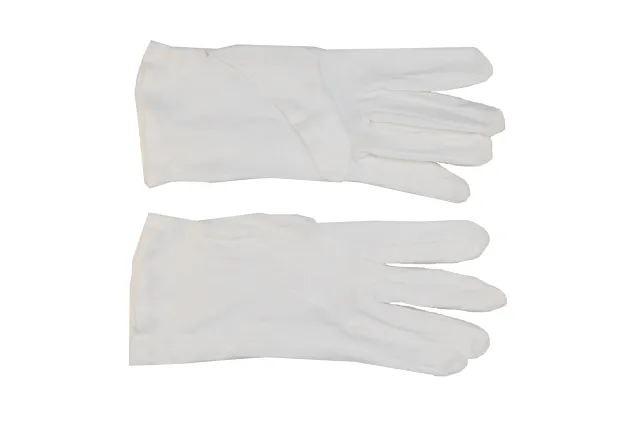 Hero's Pride Parade Slip-On Gloves White Large Cotton Dress