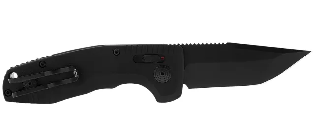 Buy SOG SOG-TAC Auto Compact 2.94 In Plain Tanto Cryo D2 Steel Black online