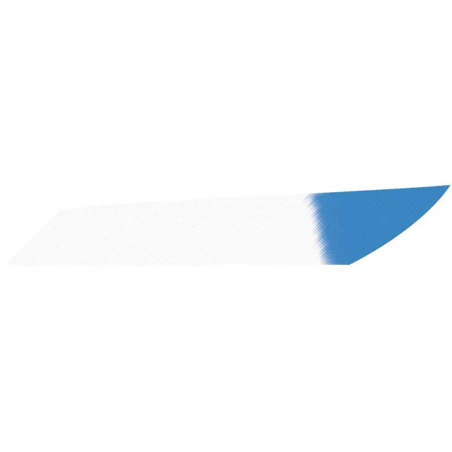Gateway Mako 3.125 In Feathers White Blue Tip 50 Pack 318LISWB-50 - Gateway