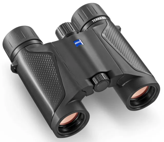 Zeiss Terra ED Pocket 10x25mm Schmidt-Pechan Binoculars Black Small NSN 9005.10.0040 - Zeiss Optics