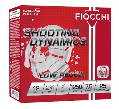 Buy Fiocchi 1278OZ75 Exacta Target Low Recoil Trainer 12Gauge 2.75" 7/8oz... online
