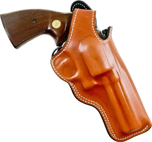 DeSantis 016TC44Z0 Dual Angle Hunter Leather Holster RH 4" Tan - DeSantis