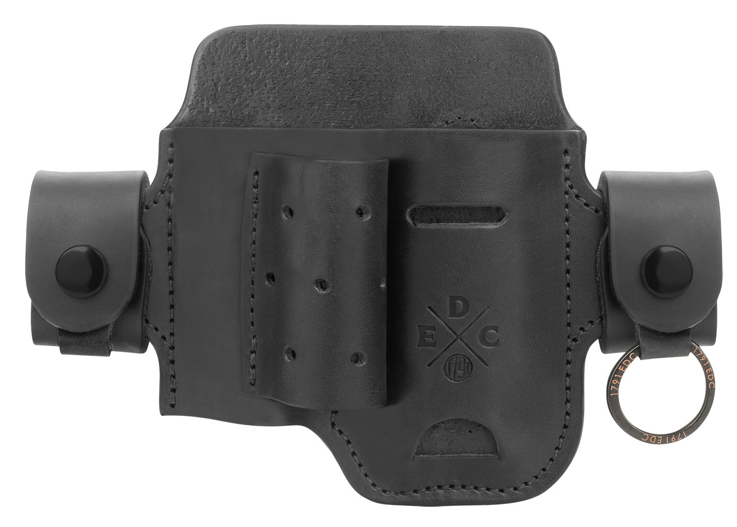 1791 Gunleather HDASLFBLKA EDC Heavy-Duty OWB Action Snap Leather - 1791 Gunleather