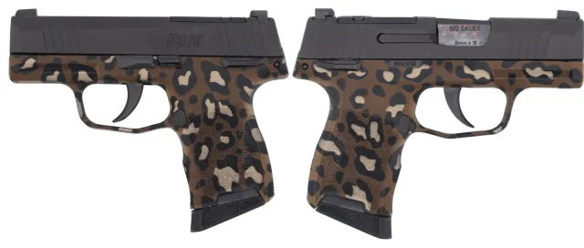 SIG Sauer P365 Leopard 9mm 3.1 In Black Optic Ready Manual Safety - SIG_SAUER - 9mm for sale at Smoke Wagon Firearms