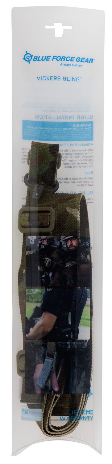 Blue Force Gear VCAS2TO1PB125AAMC Vickers 221 Sling MultiCam Cordura 1.25" - Blue Force Gear