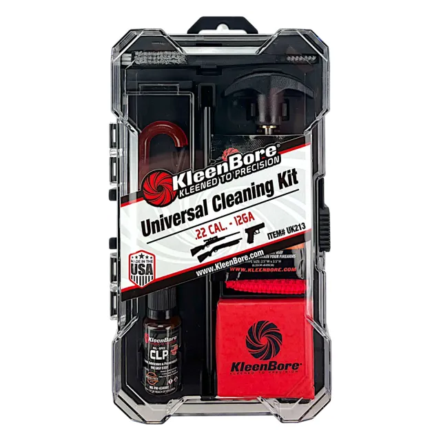 KleenBore Universal Cleaning Kit .22 10 In Steel Rods Swivel - Kleen Bore - .22