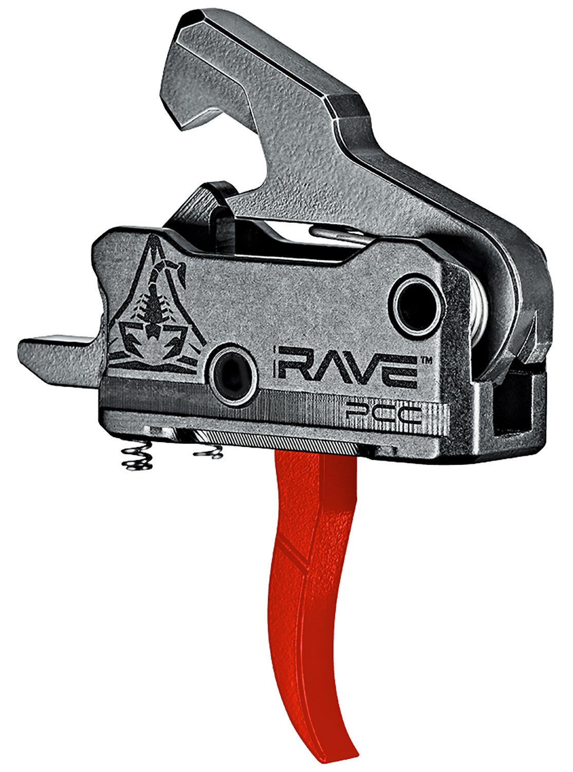 Rise Armament T017-PCC-RED RAVE-PCC Trigger, Red, Nitride, 3.5 lbs Pull - Rise Armament