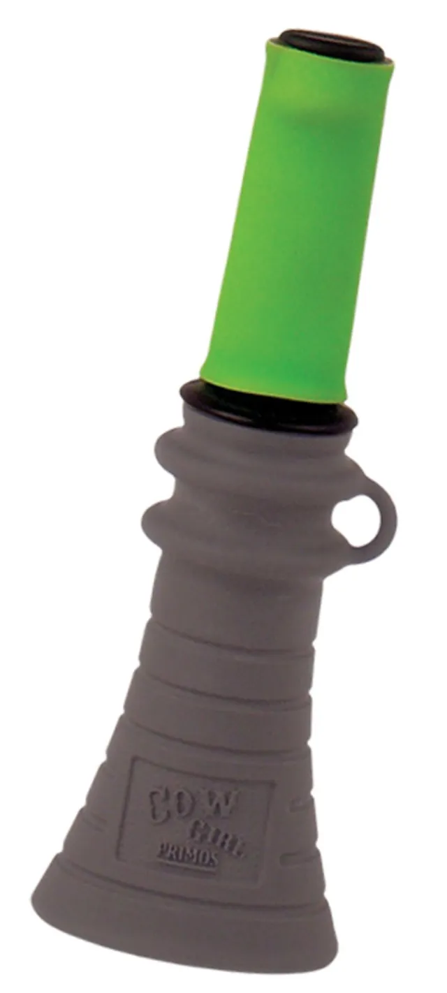 Buy Primos 937 Cow Girl Elk Call Soft Rubber Gray Green Bite Blow online