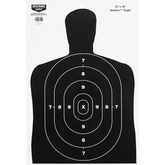 Birchwood Casey EZE-Scorer BC-27 Silhouette Target 12x18 10 Pack - Birchwood Casey - 12" X 18"