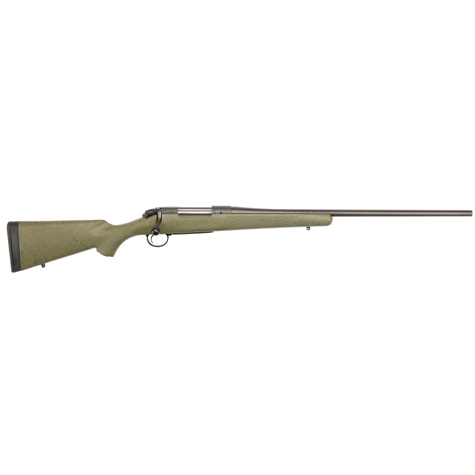 Bergara B14S101C B-14 Hunter 308 Win 4+1 22" Rifle, Graphite Black Cerakote, SoftTouch Speckled Green Stock - Bergara - 308 Win