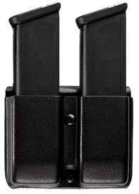 Uncle Mike's Double Mag Case 9mm/.40 S&W Belt Clip Black Kydex 1.75" - Uncle Mike's