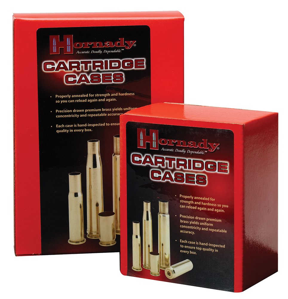 Hornady 86725 Unprimed Cases 300 H&H Mag Rifle Brass - 50 Rounds, 1.95 lbs - Hornady - 300 H&H Magnum