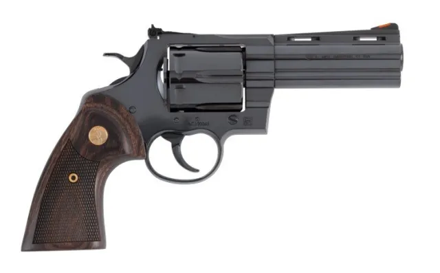 Colt Anaconda 44 Rem Mag 4.25 In 6-Rounds Blued Walnut Grip - Colt - 44 Mag