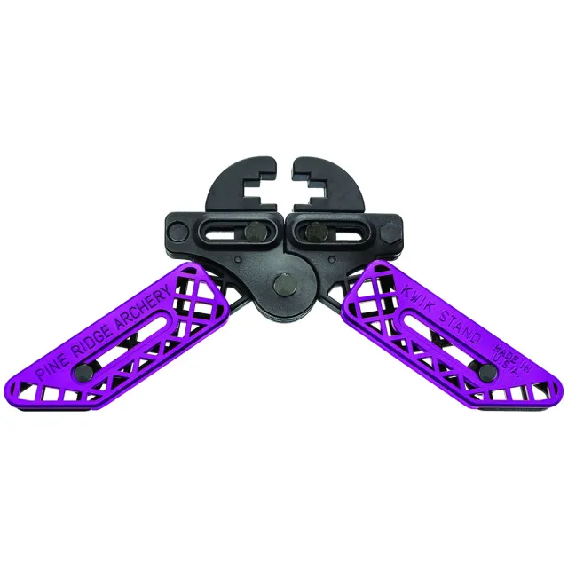 Buy Pine Ridge Kwik Stand Bow Support Adjustable Jaws & Legs Purple/Black online