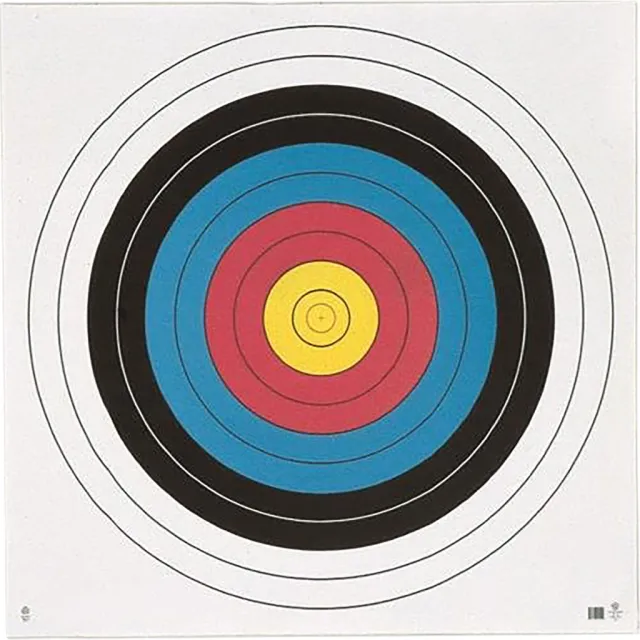 Maple Leaf Press TA-80 Target Face 80cm 10-Ring WA Archery 12 Pack - Maple Leaf Press