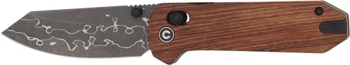 Civivi C23073BDS1 Yonder Knife 2.88" Guibourtia Wood Damascus Blade - CIVIVI Knives