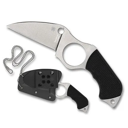 Spyderco FB14P5 Swick 5 2.5" LC200N SL/PL Knife with Sheath - SPYDERCO