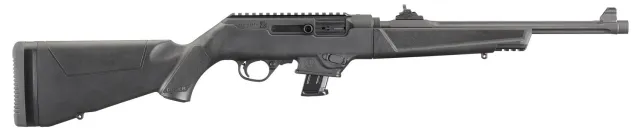 Ruger PC Carbine 19101 9mm Luger 16.12 in Fluted Barrel Black Synthetic 10 - Ruger - 9mm