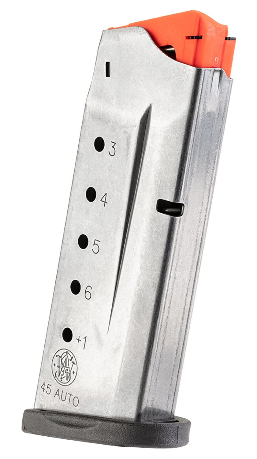 Buy Smith & Wesson 3005566 M&P Shield Magazine: 6-Round .45 ACP, Stainless Steel online