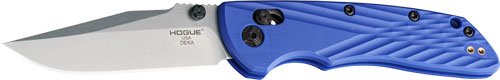 Buy Hogue 24373 Deka 3.25" Blue Polymer Clip Point Blade ABLE Lock Folder online