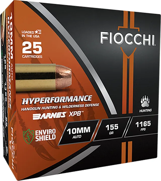 Buy Fiocchi 10BA Hyperformance 10mm 155gr XPB Ammo 25 Rounds online