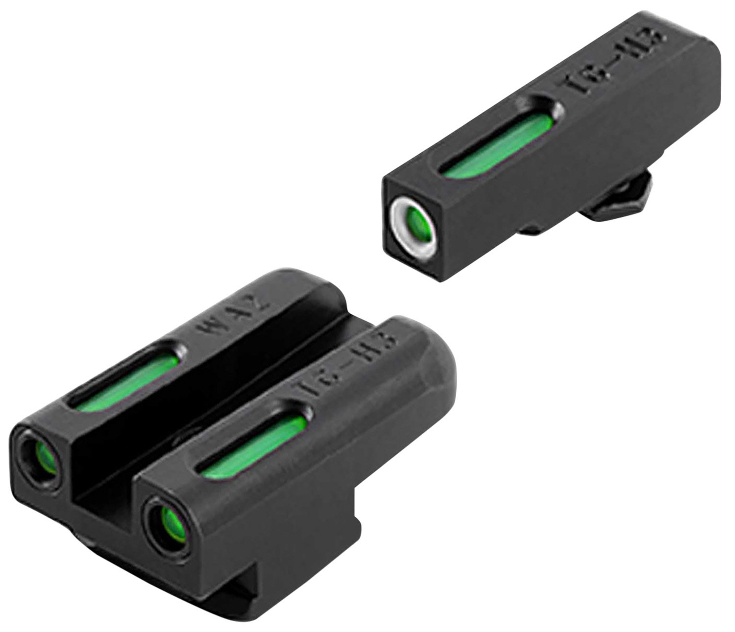 TruGlo TGTG13WA2A TFX Sights Walther PPS Green Tritium Fiber Optic - TRU Ball