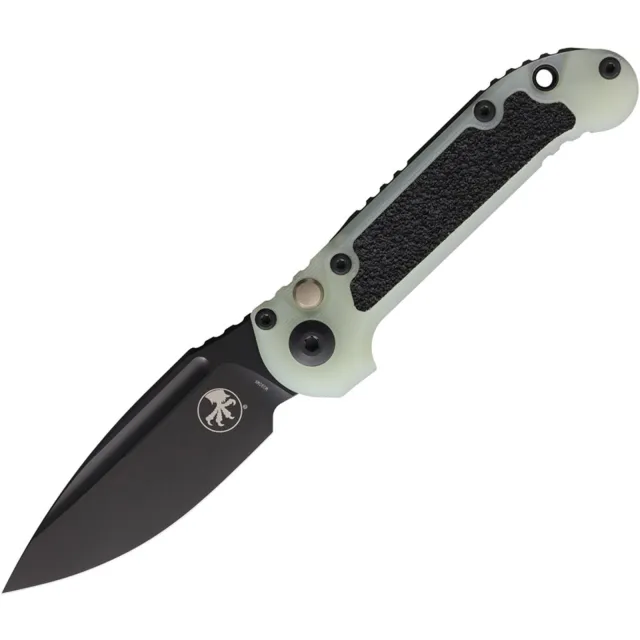 Microtech LUDT G3 3.5 In SE Standard Black Jade Green G-10 Handle - MICROTECH