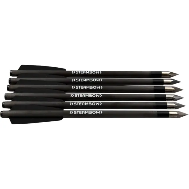 Steambow 638 Light Bodkin Arrows 6-Pack, 162 Grains, Steel Tips - Steambow
