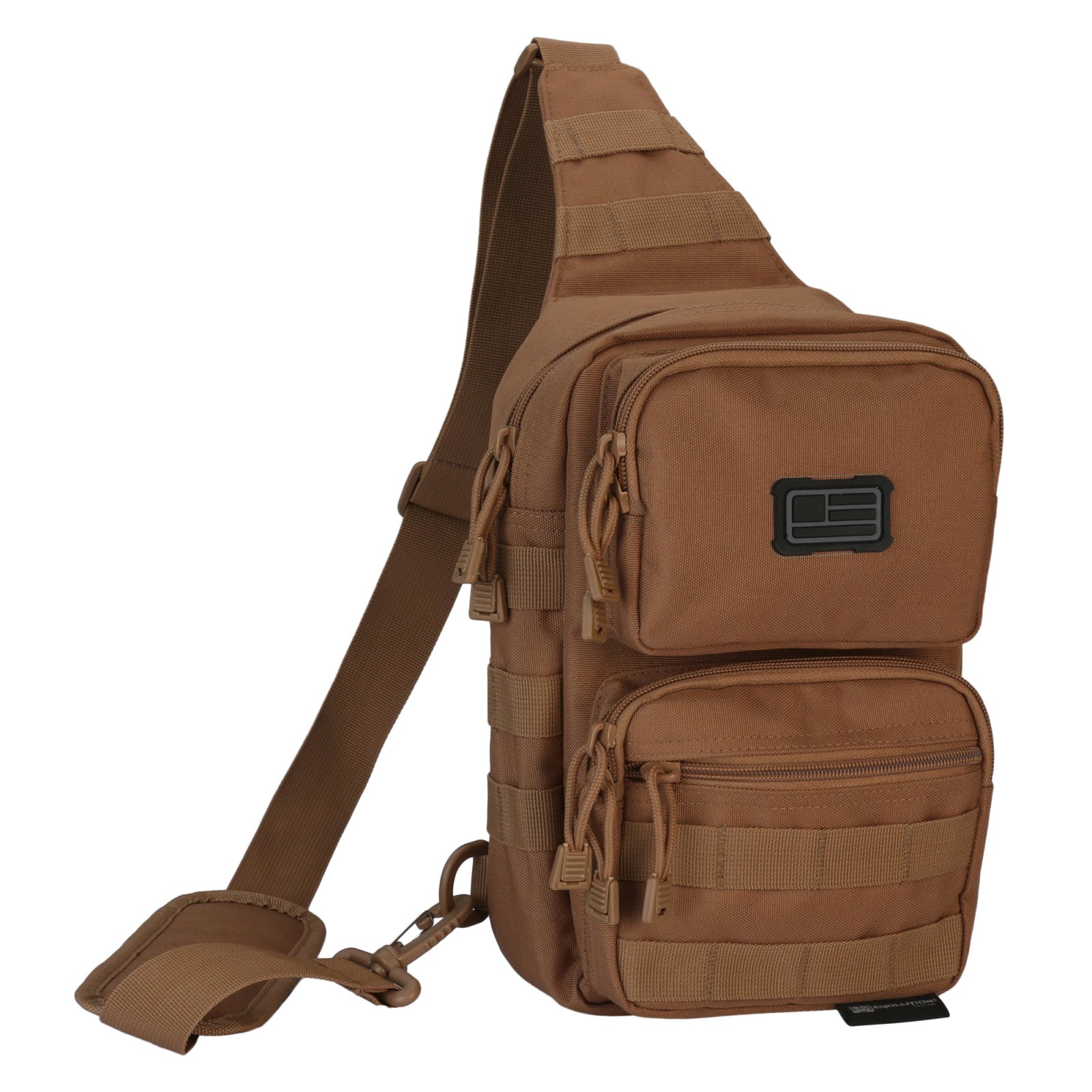 Buy Evolution Outdoor 51316-EV Sling Pack, Polyester, MOLLE, Coyote, Adjustable Strap online