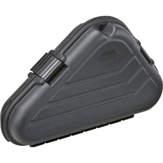 Plano Medium Black Pistol Case, High-Density Foam, Piano-Style Hinges - Plano Molding Company
