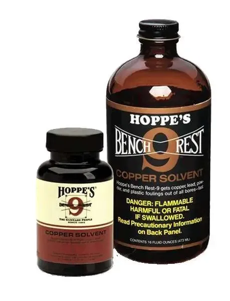 Hoppe's BR904 Bench Rest 9 Copper Bore Cleaner 5 oz Bottle 10 Pack - Hoppe's - 5 OZ