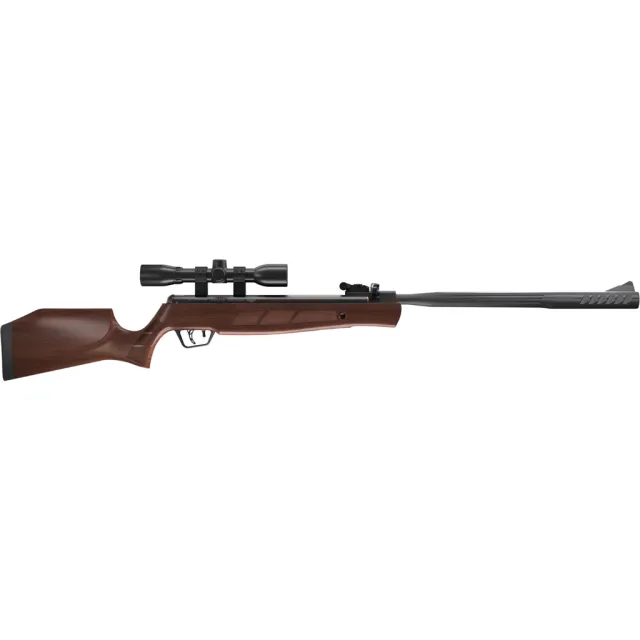 Crosman CMT2SXW Mag-Fire Trailhawk .22 Cal Air Rifle, 4x32 Scope, Wood Stock - Crosman - .22