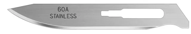 Havalon Piranta #70A Stainless Steel Thicker Blunt-Tip Blades - One Dozen