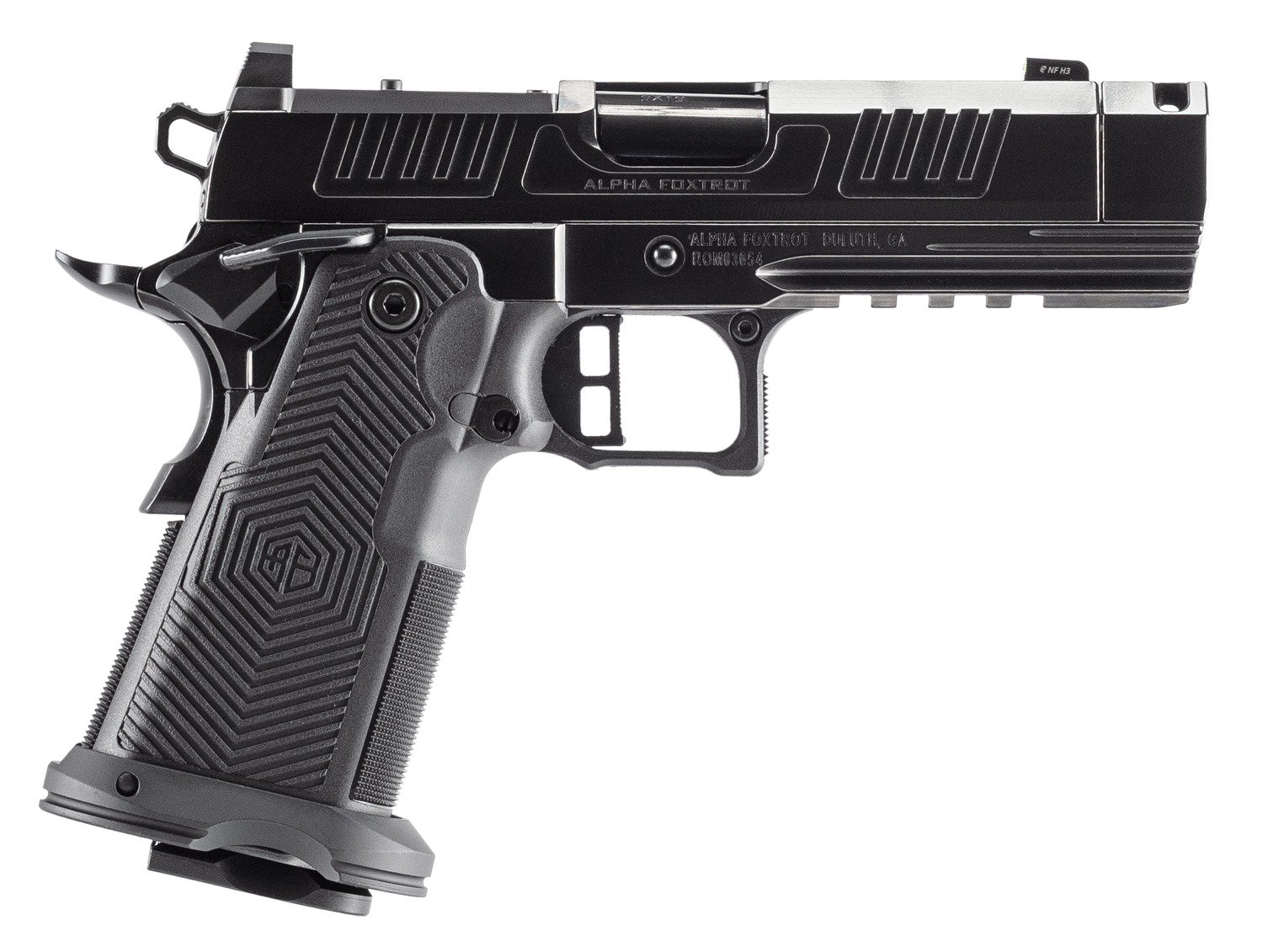 Alpha Foxtrot AF1911-Romulus 9mm 3.5" Threaded Polished DLC - Alpha Foxtrot - 9mm Luger (9x19 Parabellum)