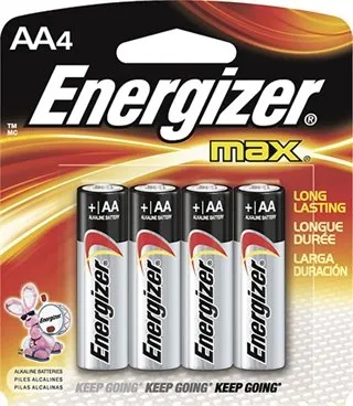 Buy Energizer Max AA Batteries 4pk - E91BP-4 online