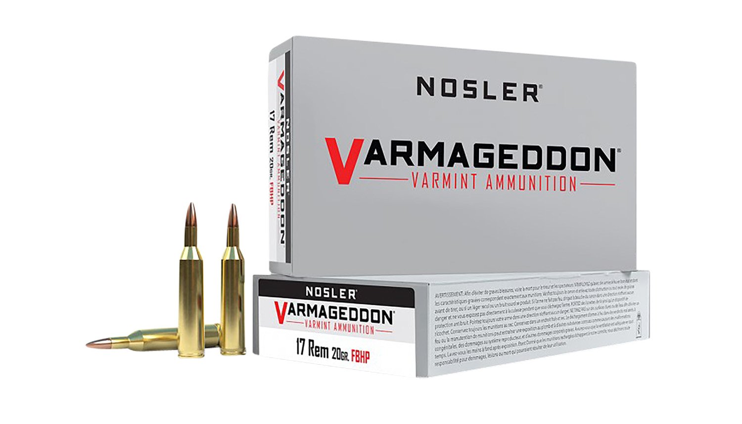 Nosler Varmageddon 65100 .17 Rem 20 gr FBHP 4200 fps 20/box - Nosler - 17 Rem