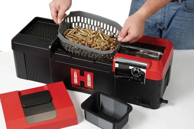 Hornady 043310 Lock-N-Load Hot Tub Sonic Cleaner 9L Black/Red - Hornady - All Calibers