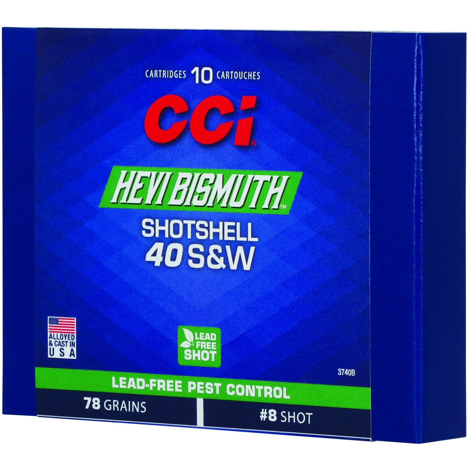 Buy CCI 3740B HEVI-Bismuth .40 S&W Shotshells 10 Rounds Lead-Free Pest Control online
