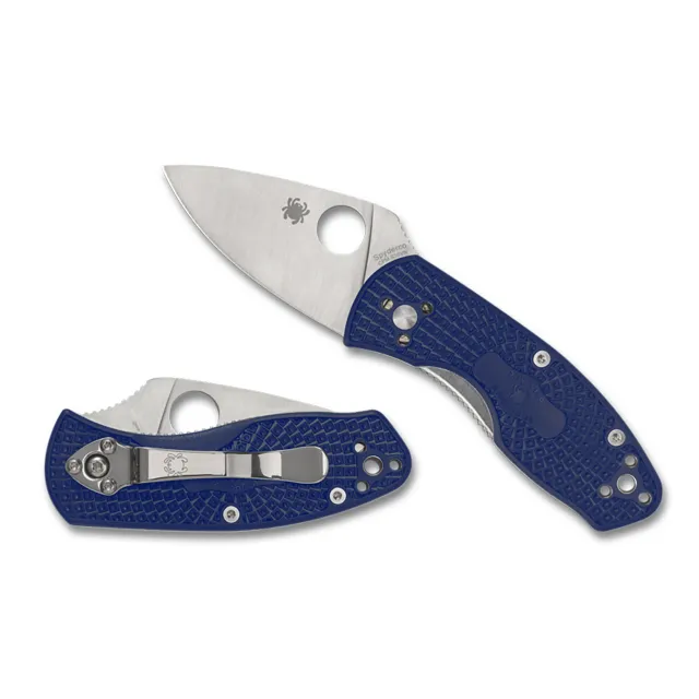Buy Spyderco C148SBL Ambitious Lightweight Blue CPM S35VN Folding Knife online