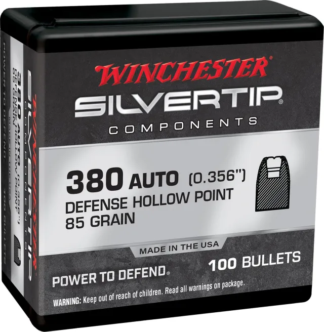 Winchester WB380ST85X Silvertip 380ACP 85gr Ammo 100/Box - Winchester - 380 ACP