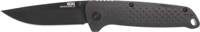 SOG SOG-13-11-01-43 Adventurer LB 3.5" Drop Point Blade Blackout