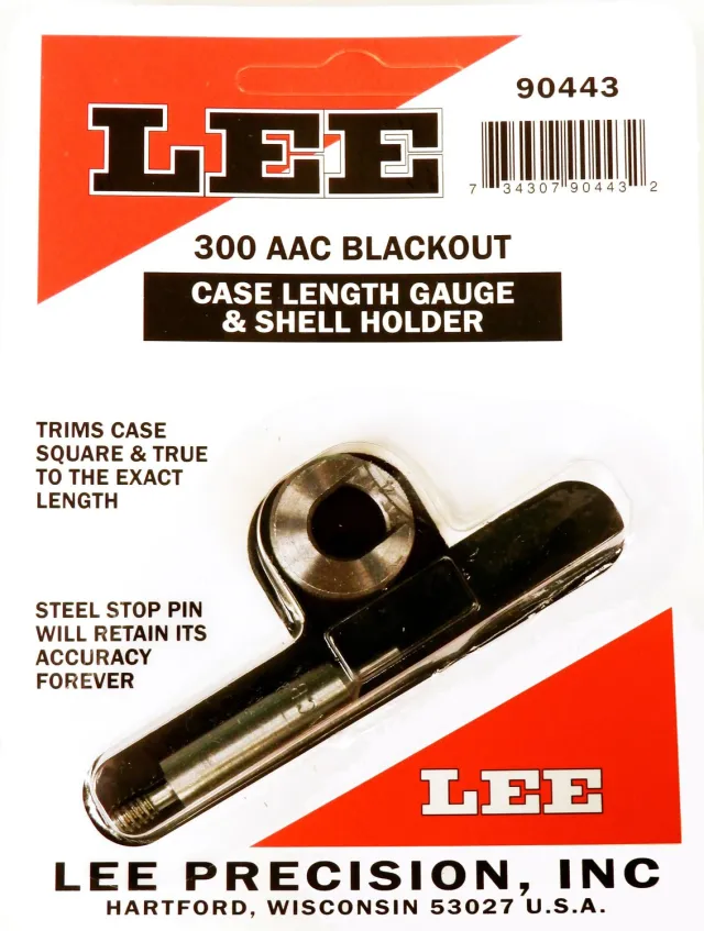 Buy Lee Precision Case Length Gage and Shell Holder 300 Blackout online