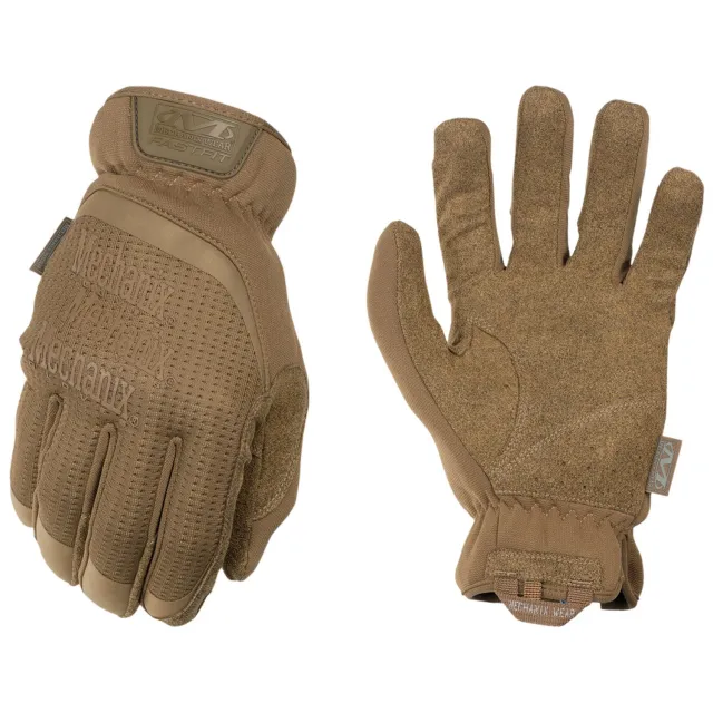 Mechanix Wear FastFit Touchscreen Gloves Small Coyote FFTAB-72-008 - Mechanix Wear