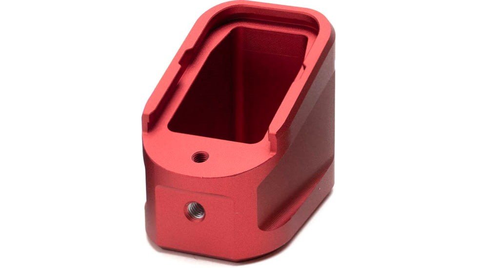 Strike Industries EMPALG17RED Extended Mag Plate Red Aluminum - Strike Industries