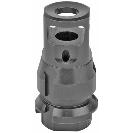 Dead Air Armament DA111 Micro Muzzle Brake .38 Caliber 5/8 in 24 Matte Blac - Dead Air