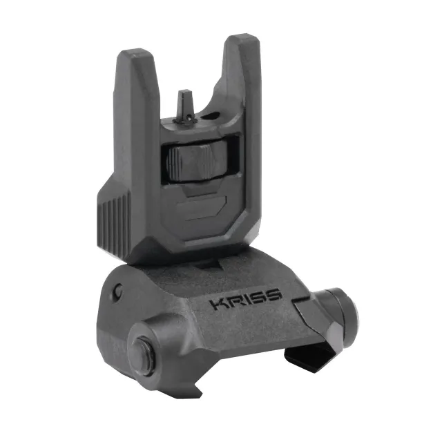 Kriss USA DAPFSBL00 Defiance Front Flip-Up Black AR-15 Low Profile Polymer - Kriss USA