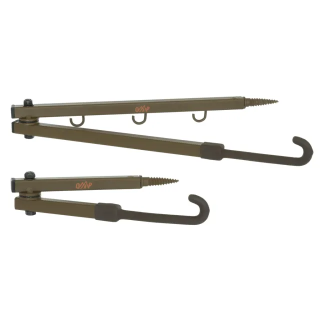 October Mountain 1601190 Foldable Bow Hanger Combo Brown 23" & 13" - October Mountain